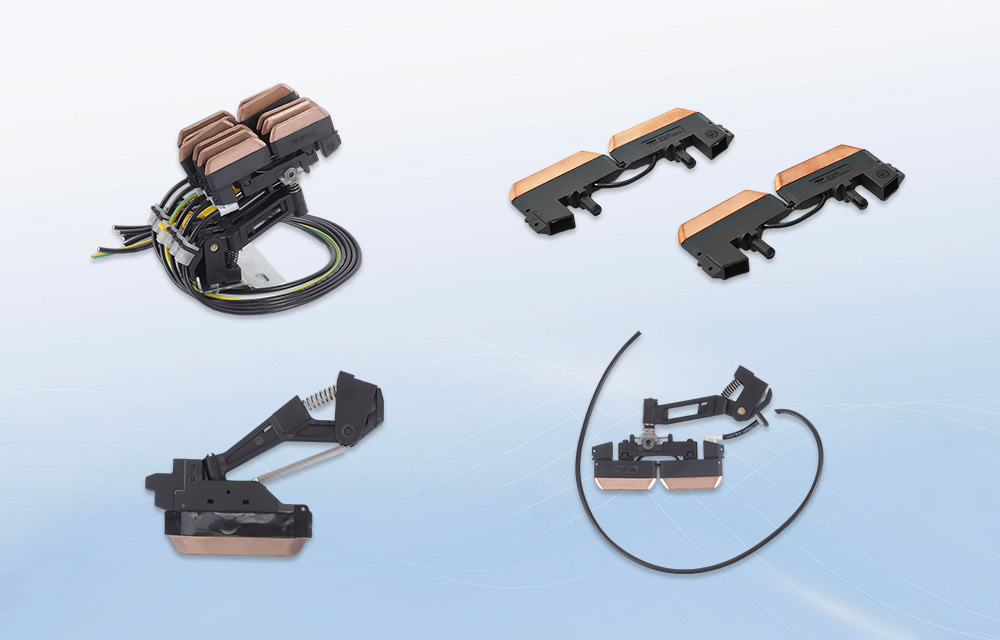 单极组合滑触线